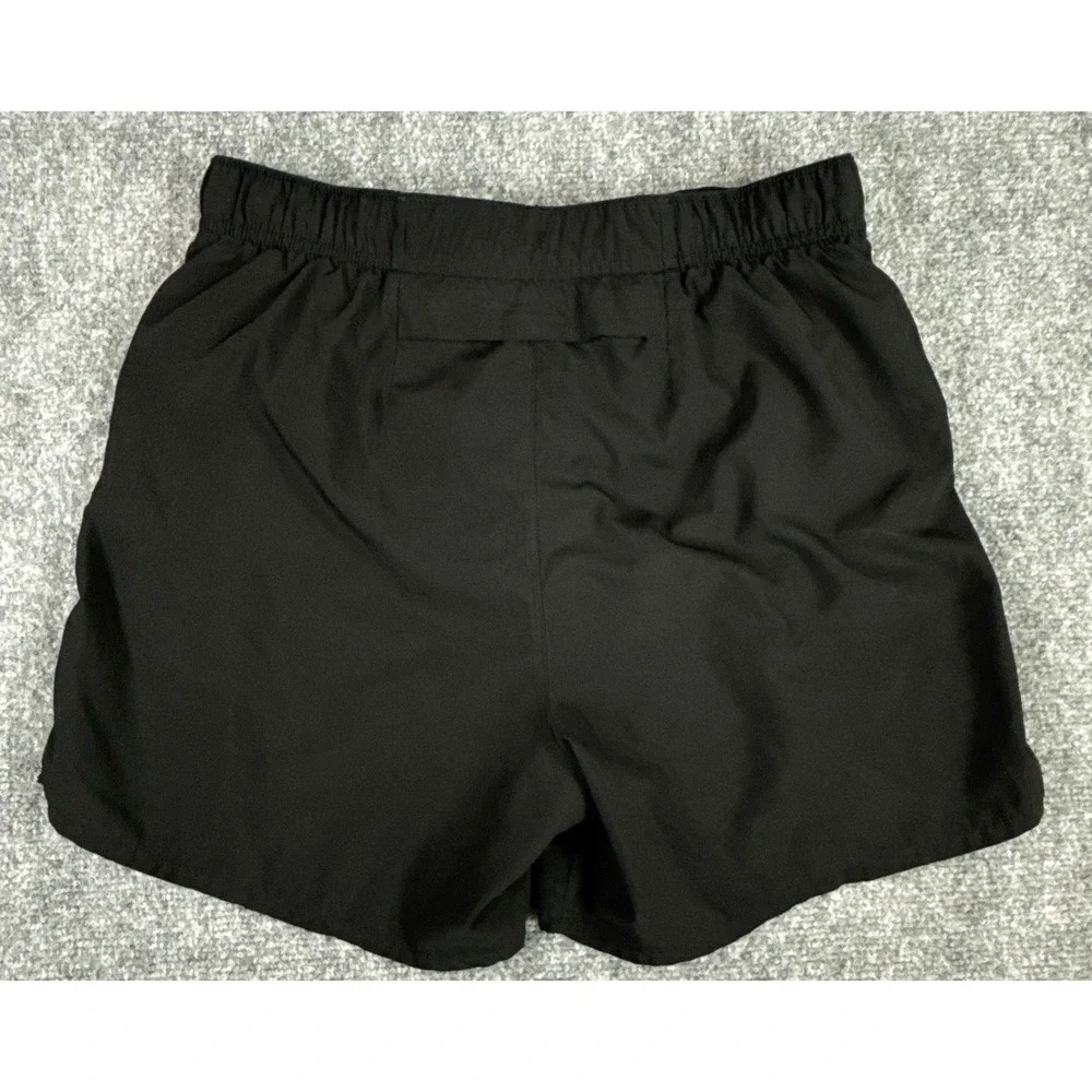 Nike Womens Small 5 Inch Inseam Black Dri-FIT Drawstring Running Shorts